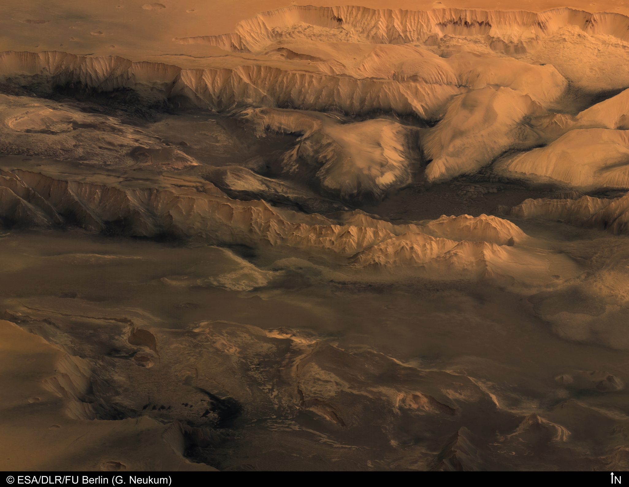 Марс Большой каньон