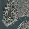 фото со спутника Манхэттана - продолжается разбор завалов